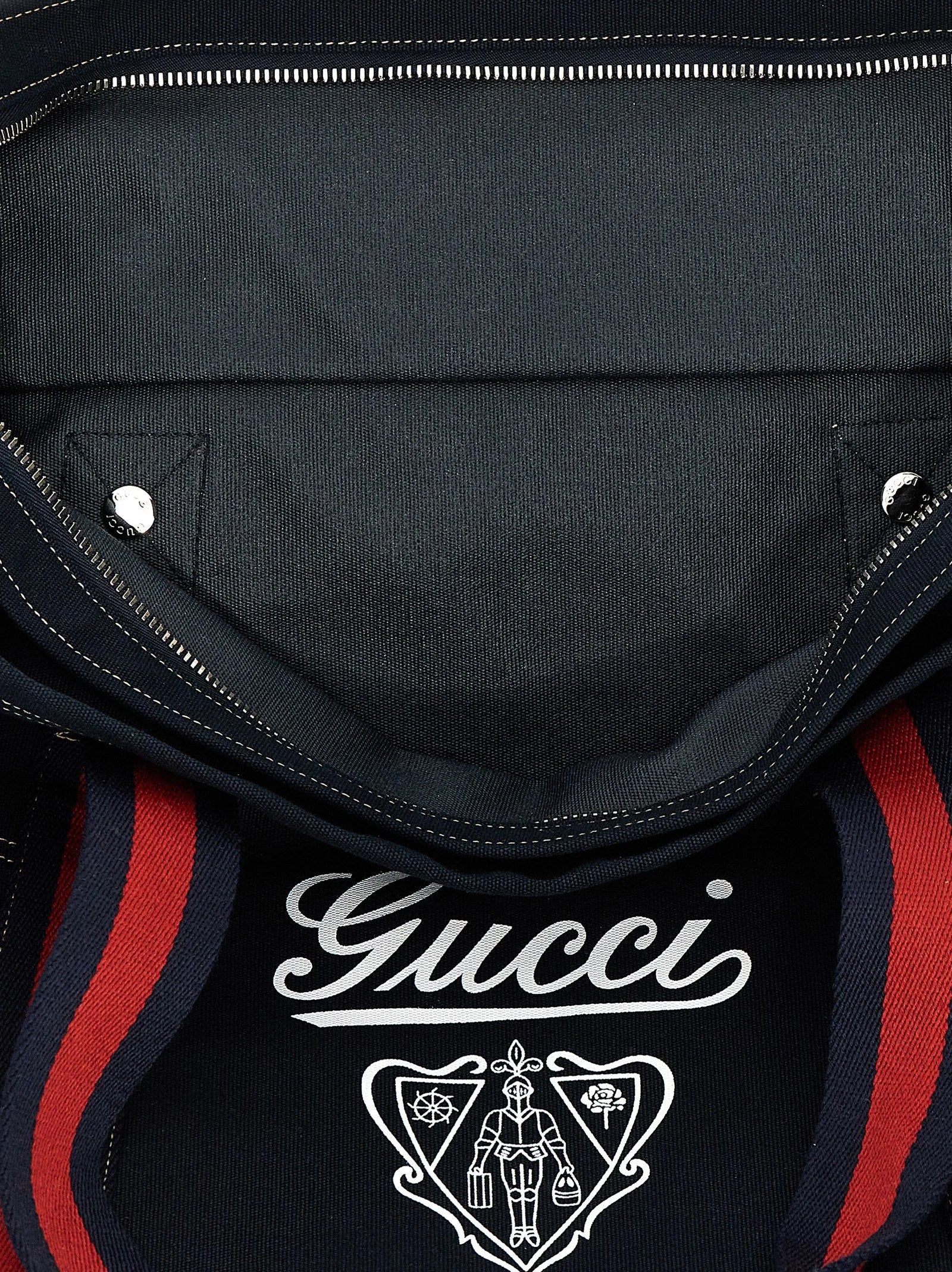 Gucci Blue Cotton Tote Bag