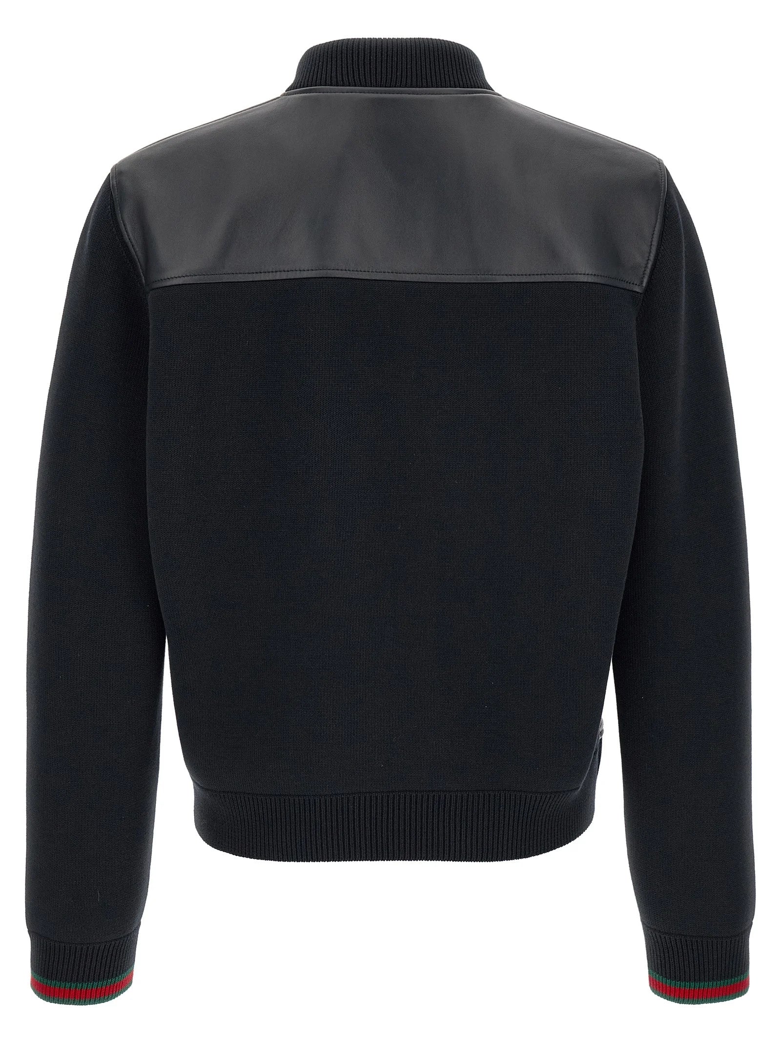 Gucci Blue Lamb Leather Leather Jacket