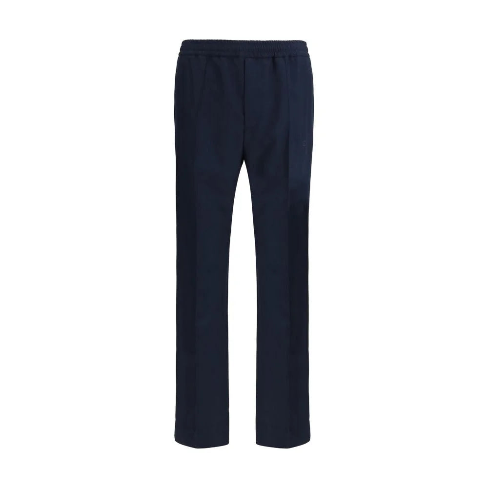 Gucci Blue Polyester Casual Pants