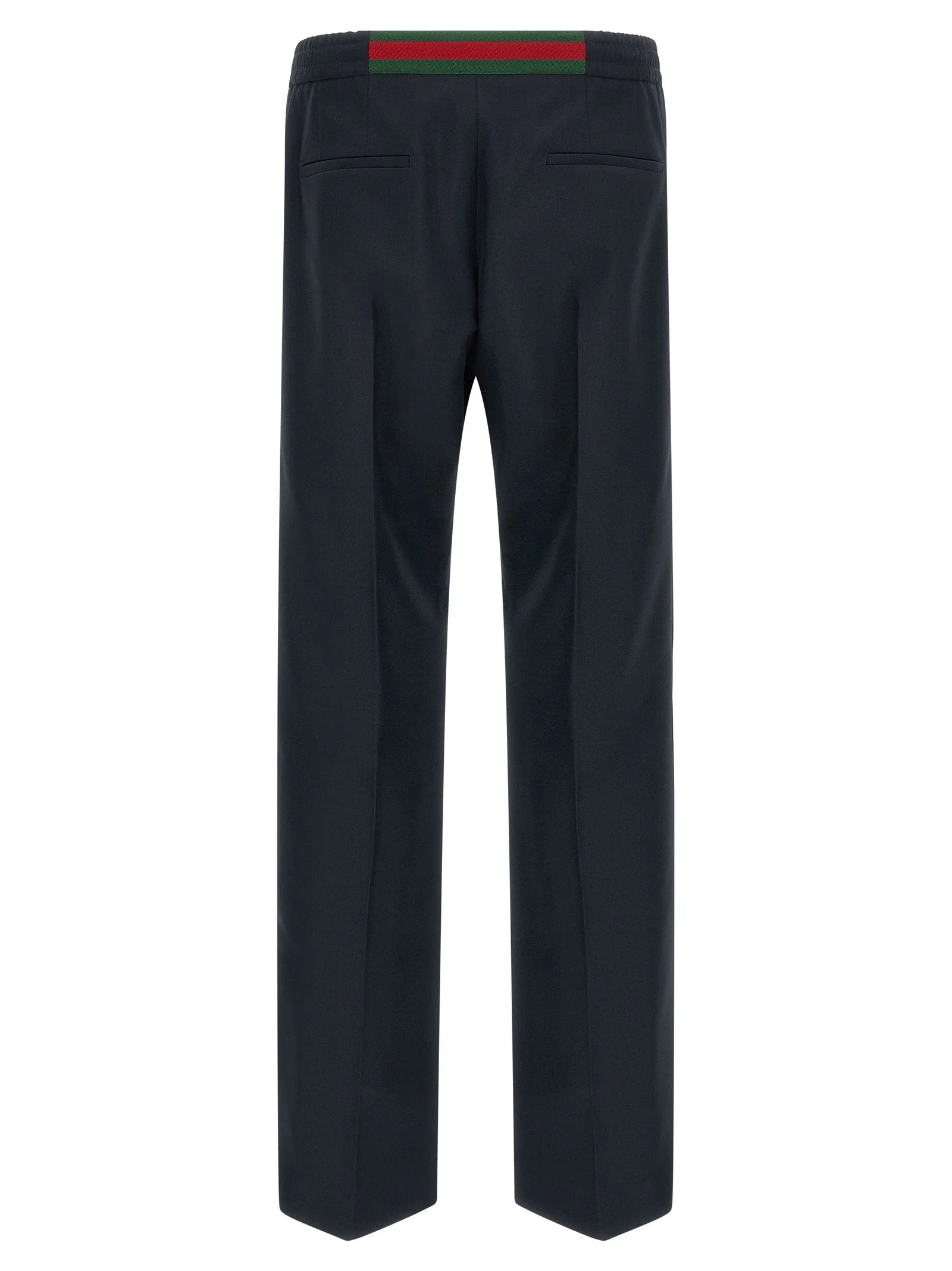 Gucci Blue Polyester Casual Pants