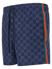 Gucci Blue Polyester Swim Shorts - IT 50