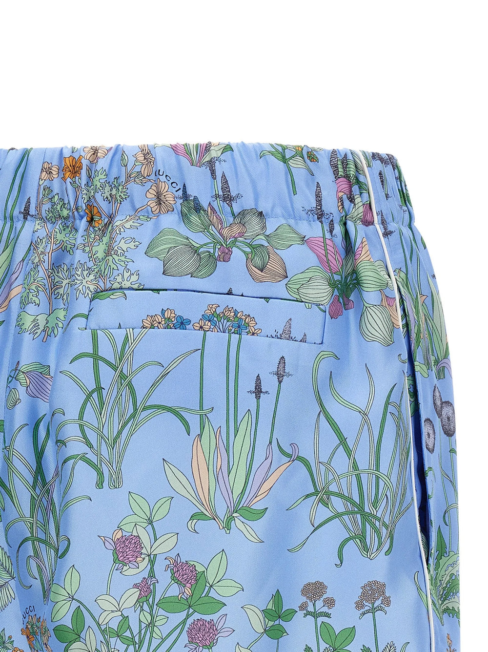 Gucci Blue Silk Bermuda Shorts - IT40
