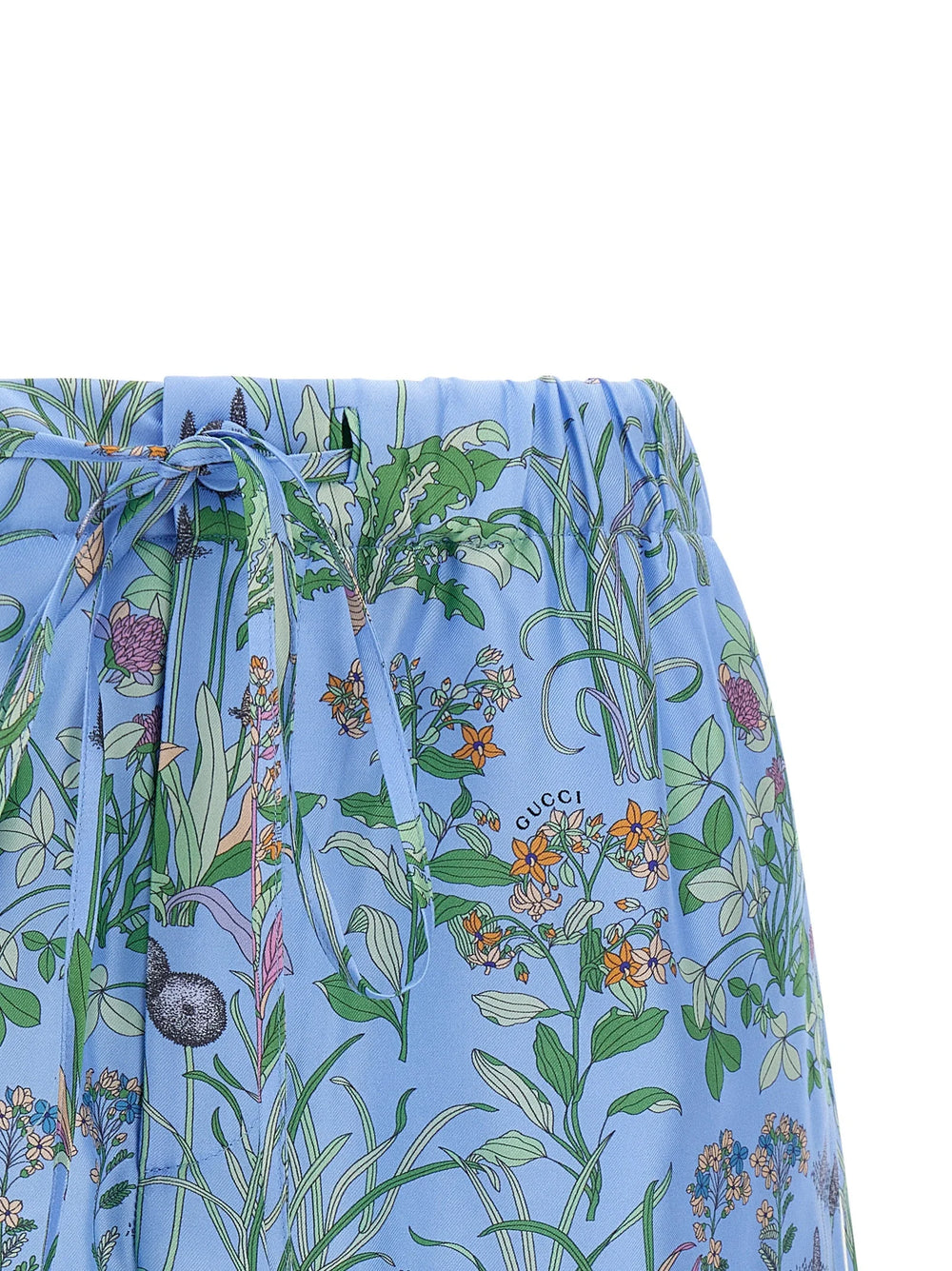 Gucci Blue Silk Bermuda Shorts - IT40