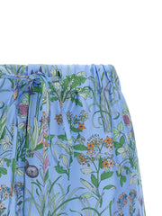 Gucci Blue Silk Bermuda Shorts - IT40