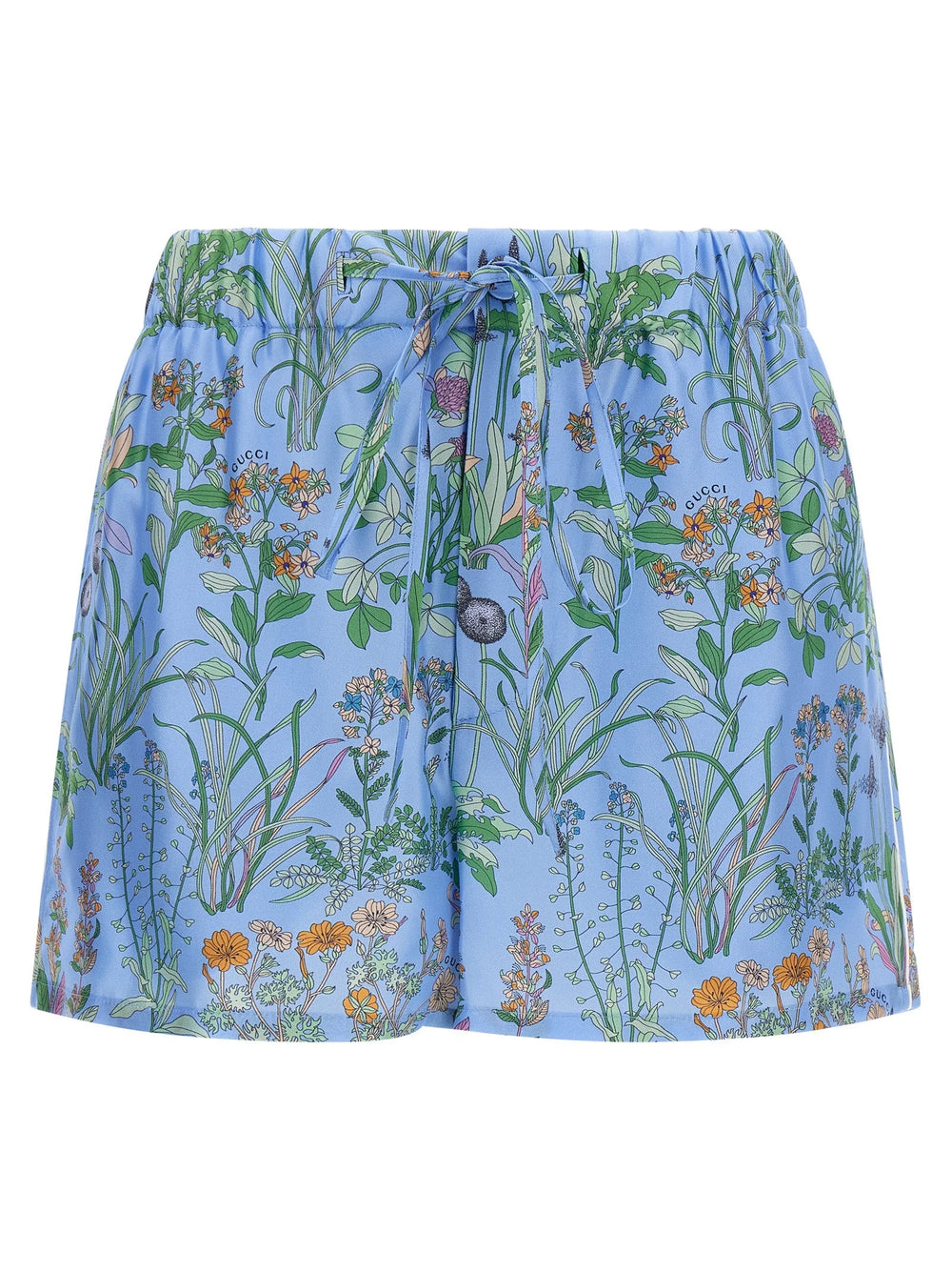 Gucci Blue Silk Bermuda Shorts - IT40