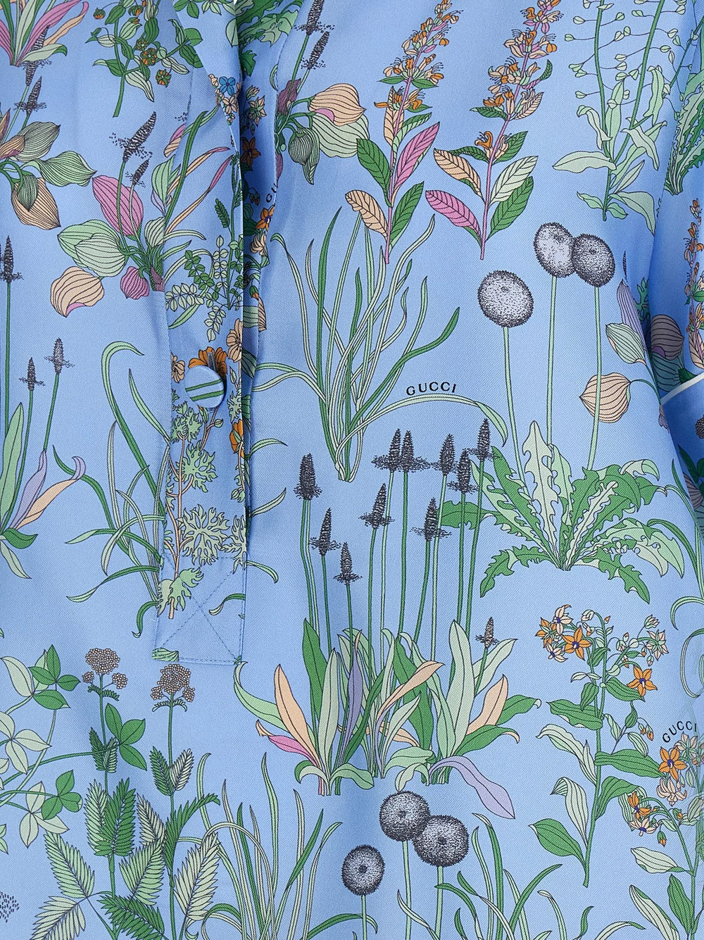 Gucci Blue Silk Blouse - IT46