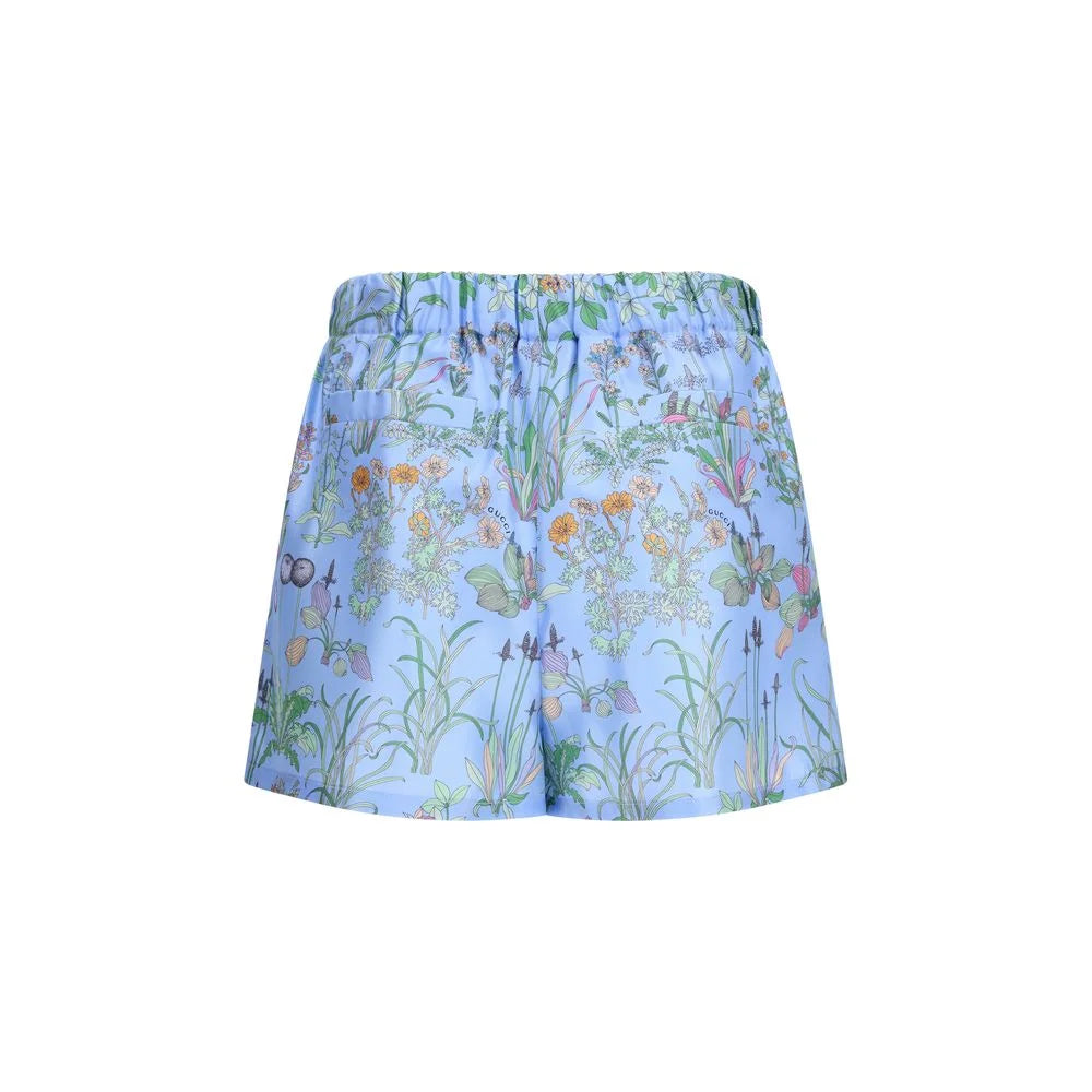 Gucci Blue Silk Shorts - IT38 | S