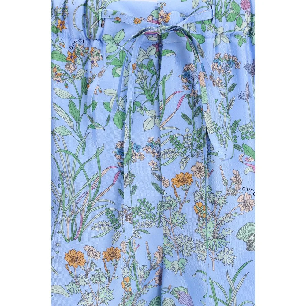 Gucci Blue Silk Shorts - IT38 | S