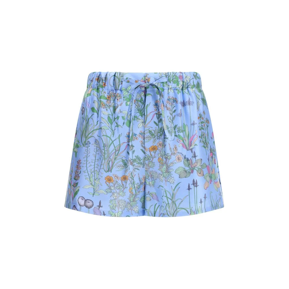 Gucci Blue Silk Shorts - IT38 | S