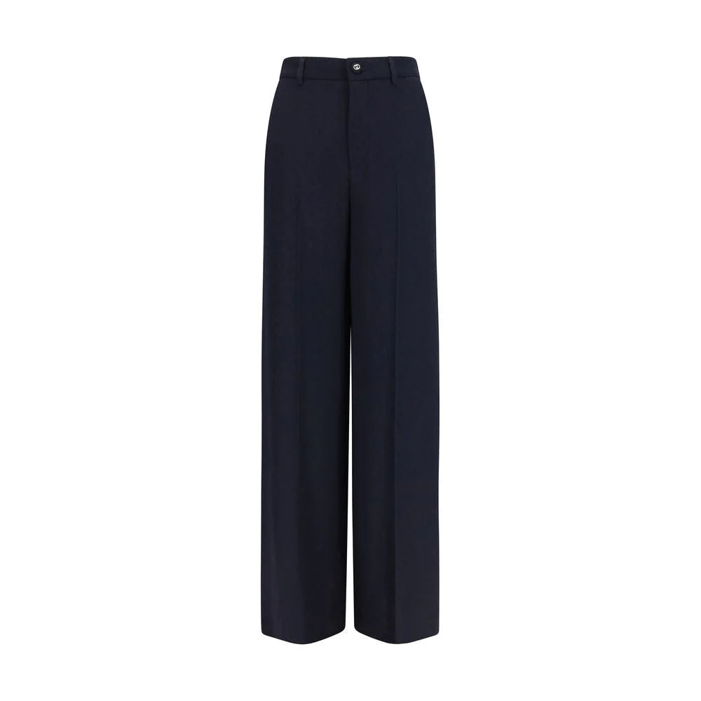 Gucci Blue Viscose Casual Pants - IT38 | S