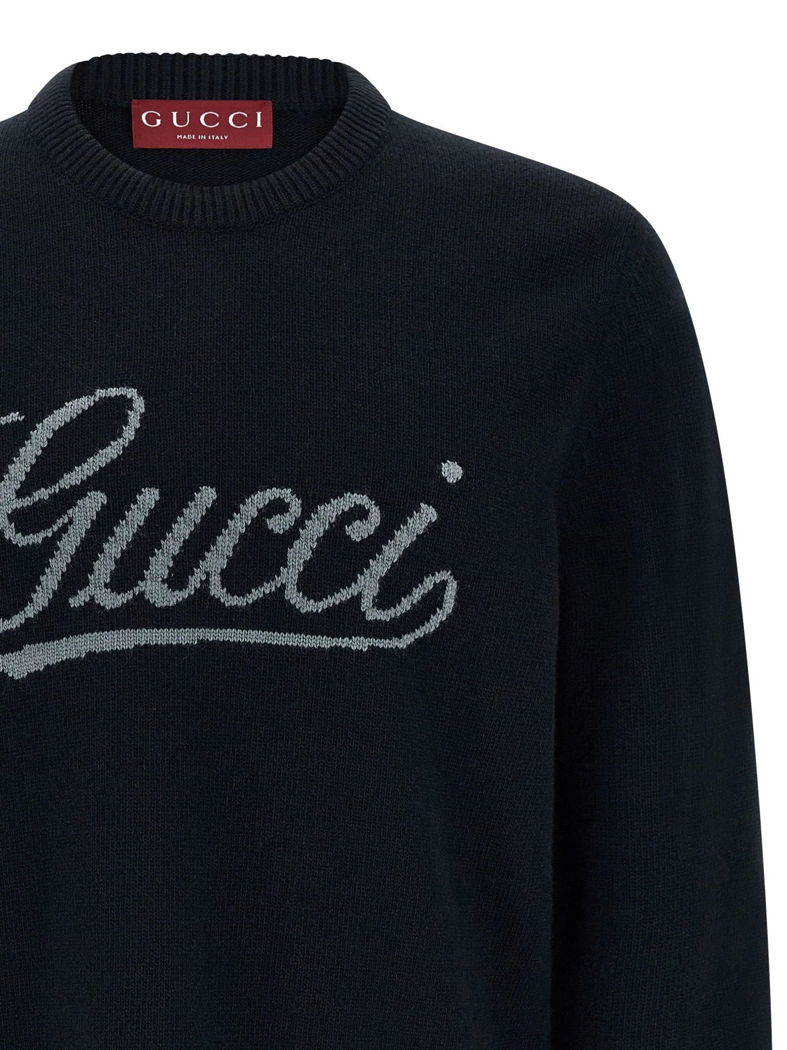 Gucci Blue Wool Cardigan