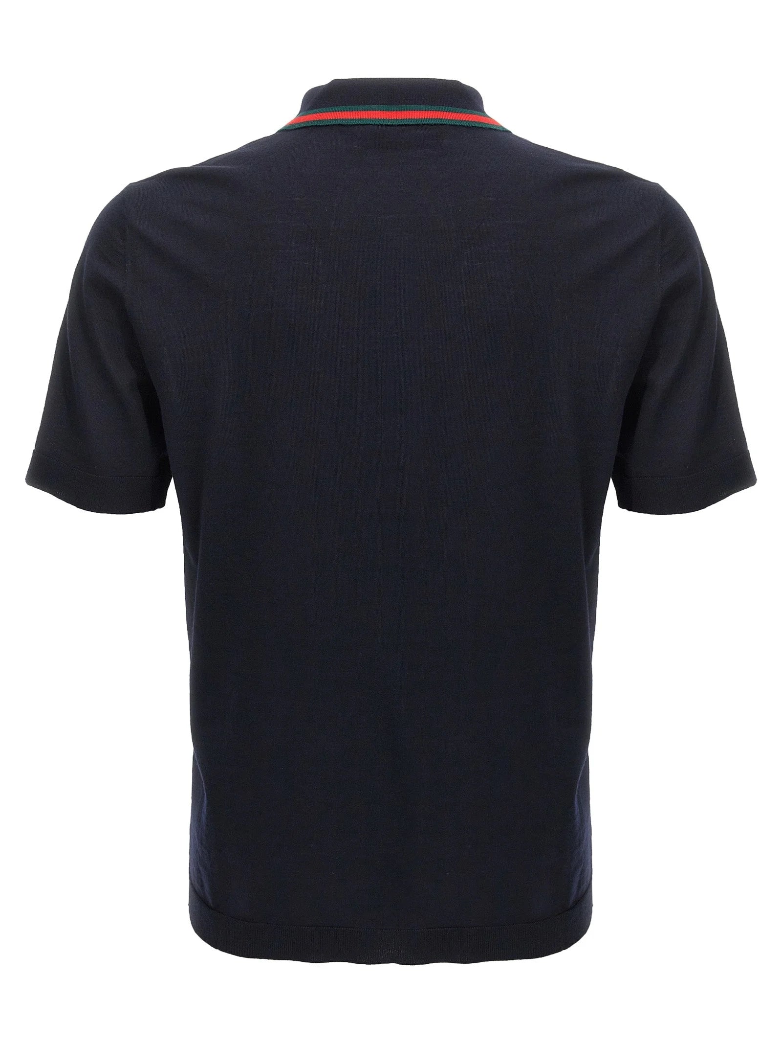 Gucci Blue Wool Polo Shirt - L