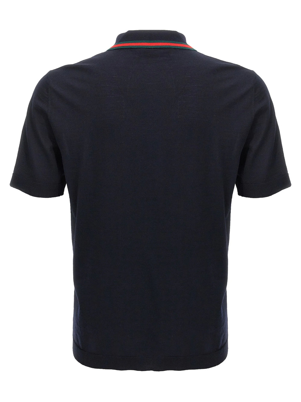Gucci Blue Wool Polo Shirt - L
