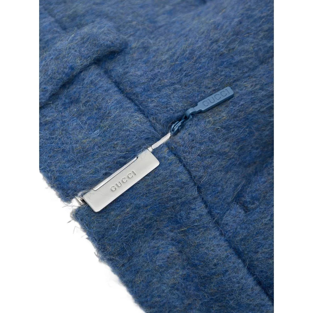 Gucci Modré vlnené šortky - IT40|S
