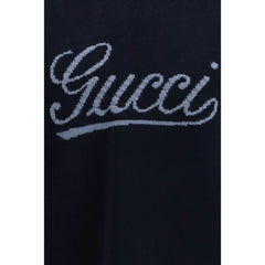 Gucci Blue Wool Sweatshirt - M