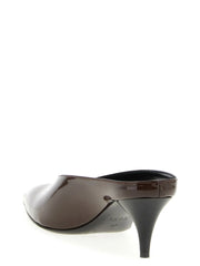 Gucci Bordeaux Calfskin Mid Heel Pumps - EU36/US6