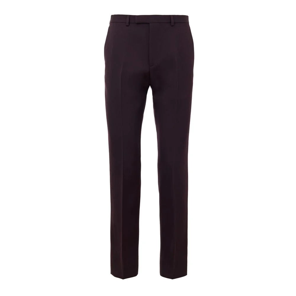 Gucci Bordeaux Wool Jeans Denim - 44 - Trousers