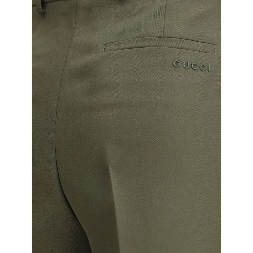 Gucci Boyfriend Trousers with embroidered logo - IT40 | M