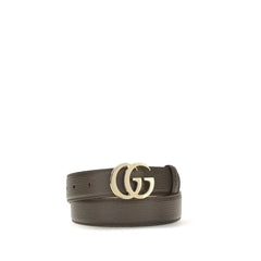 Gucci Brown Calf Leather Bos Taurus Regular Belt - 70 cm / 28 Inches