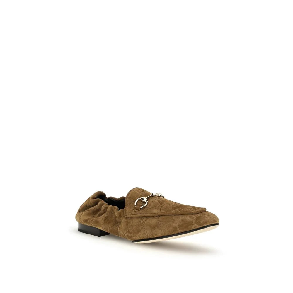 Gucci Brown Calf Leather Bos Taurus Slip-On Loafers - EU36.5/US6.5