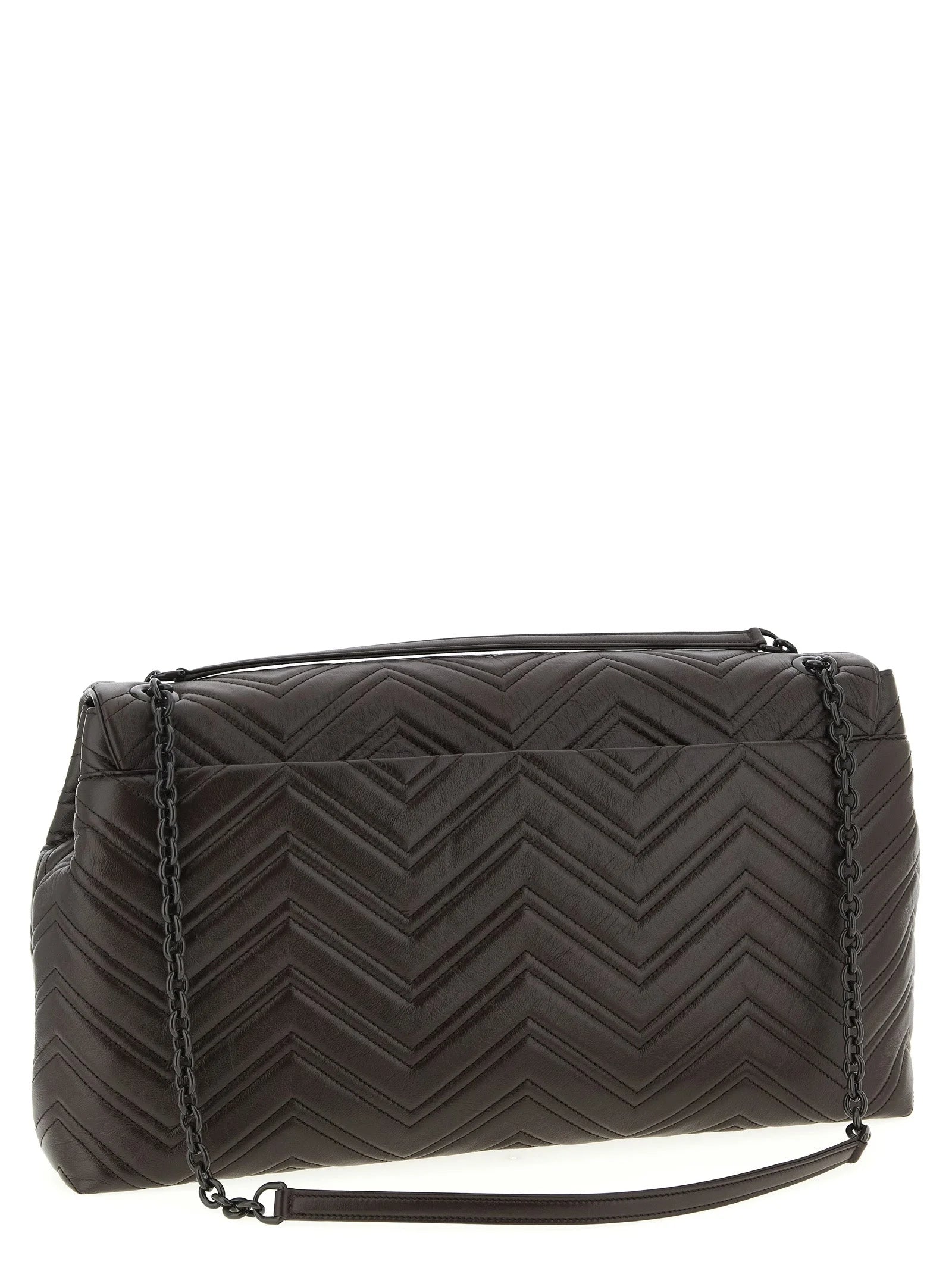 Gucci Brown Calfskin Shoulder Bag