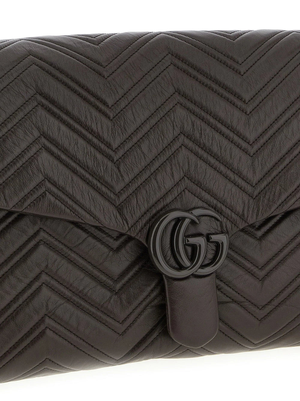 Gucci Brown Calfskin Shoulder Bag