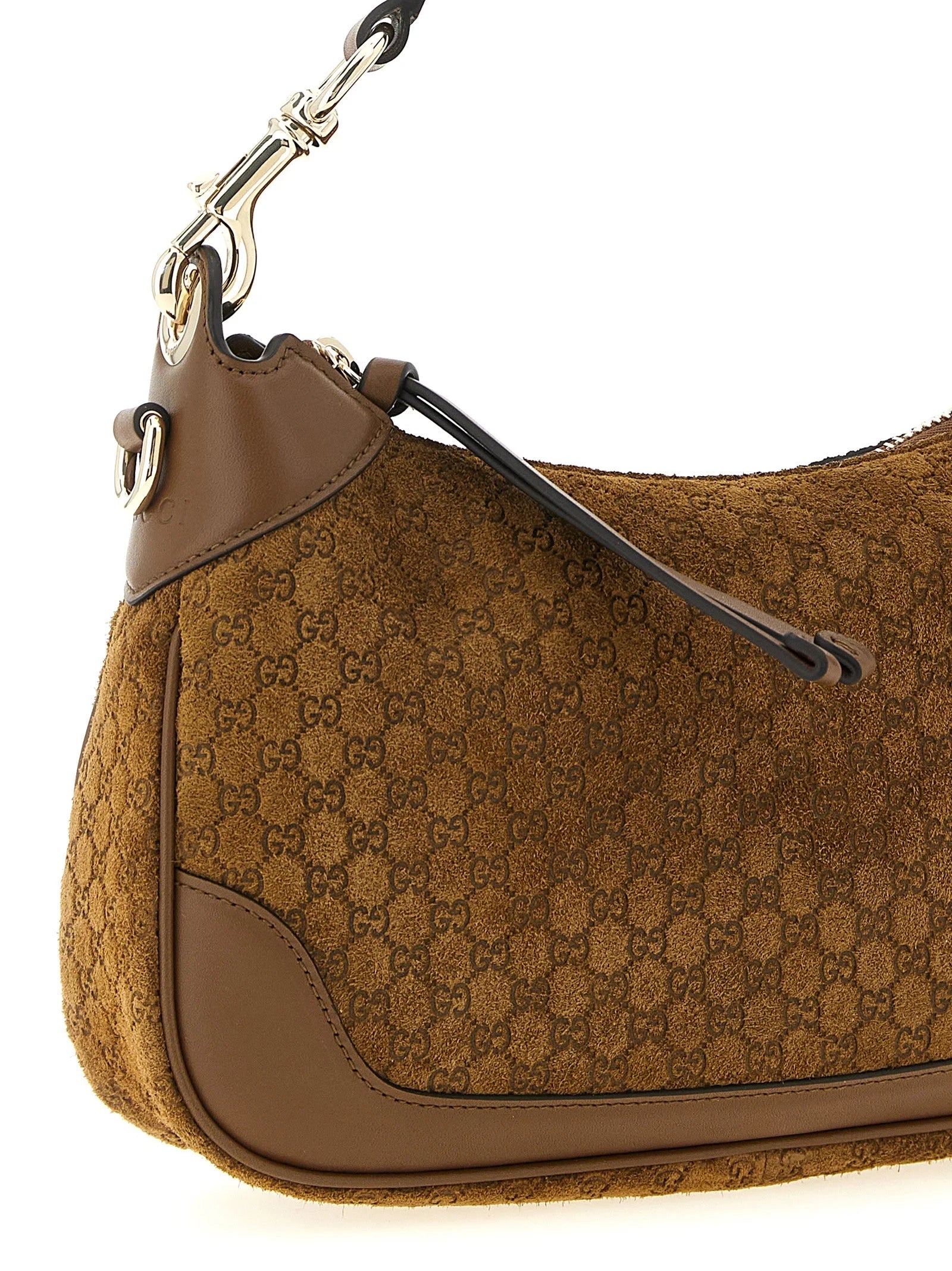 Gucci Brown Calfskin Shoulder Bag