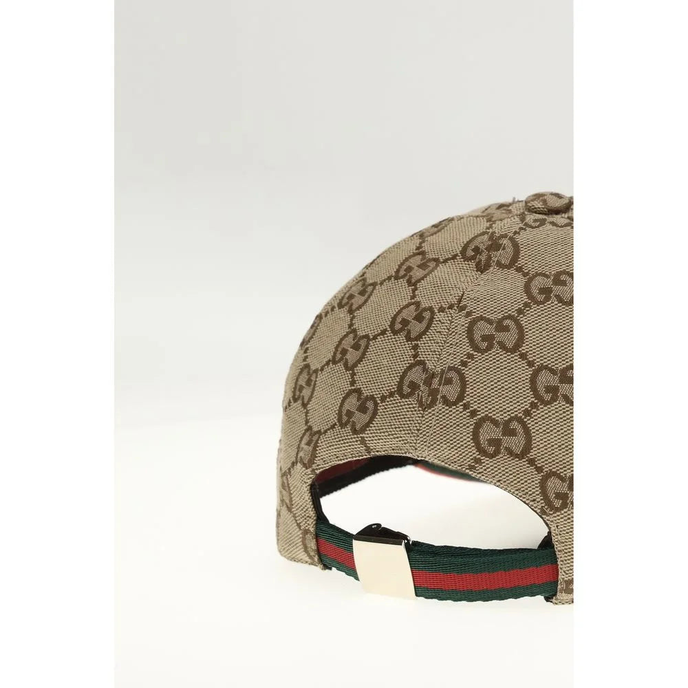 Gucci Brown Cotton Cap (Baseball Hat)