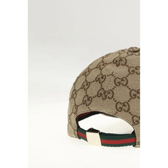 Gucci Brown Cotton Cap (Baseball Hat)