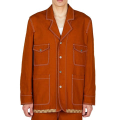 Gucci Καφέ Παλτό από Βαμβάκι - 48 | M
