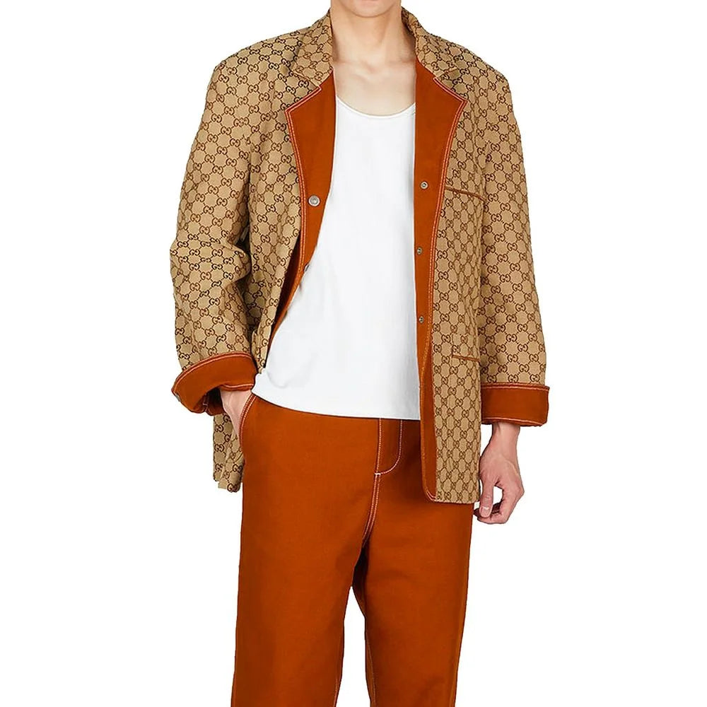 Gucci Καφέ Παλτό από Βαμβάκι - 48 | M