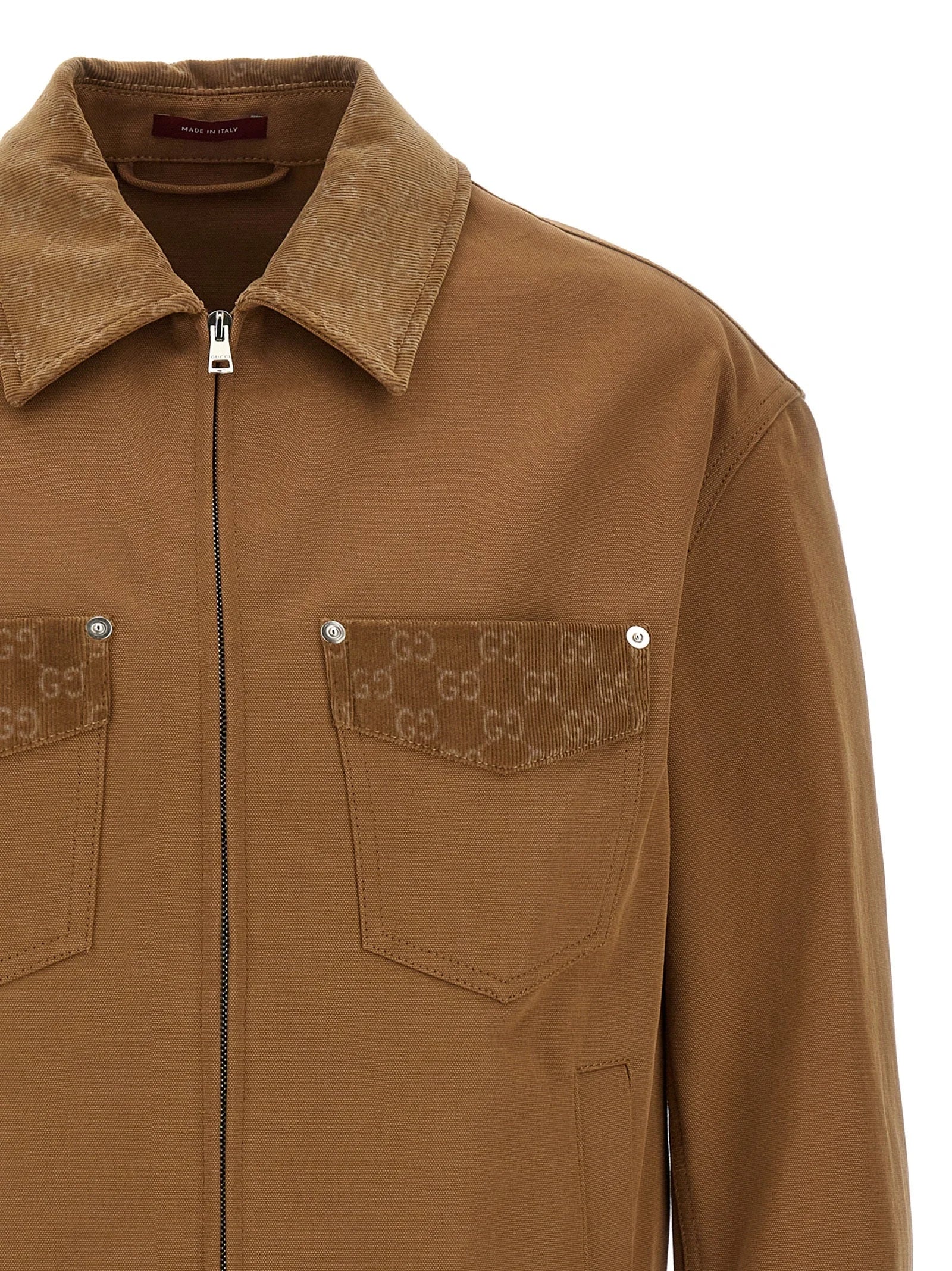 Gucci Brown Cotton Full-Length Jacket - IT50 | L
