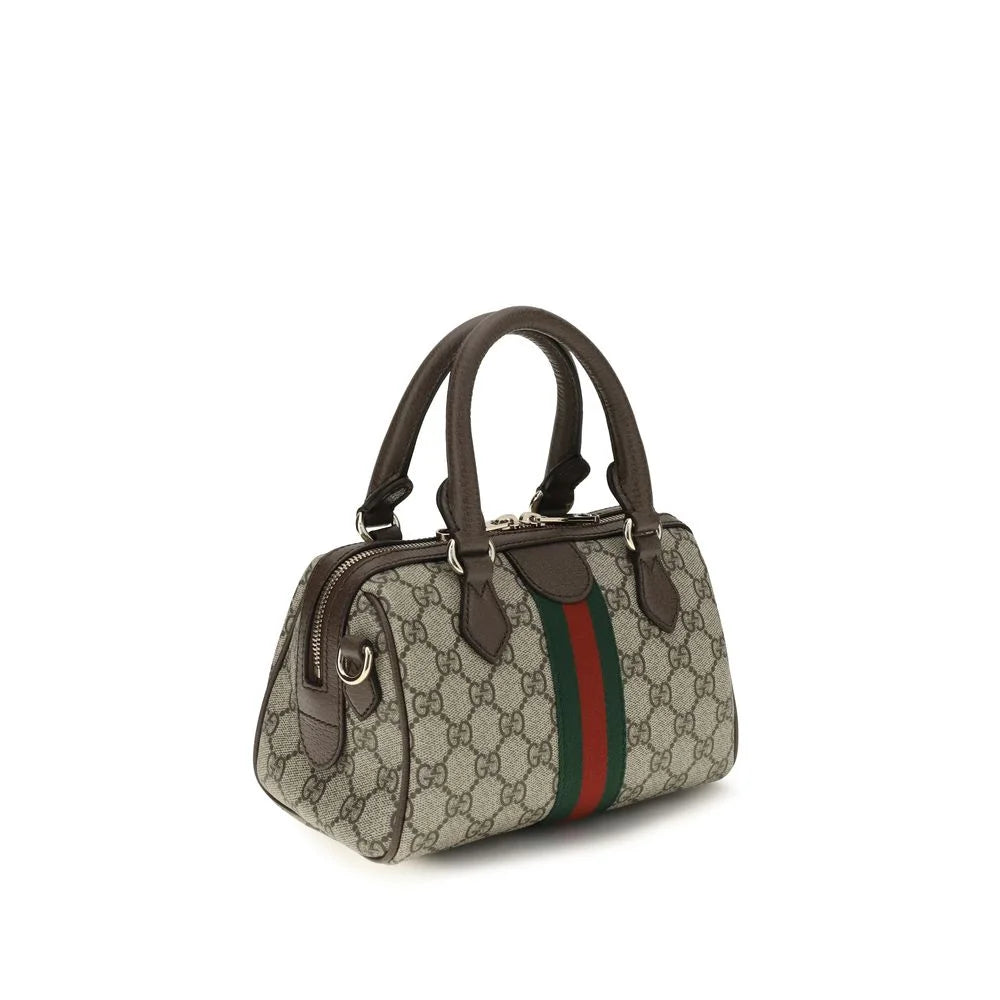 Gucci Brown Fabric Handbag
