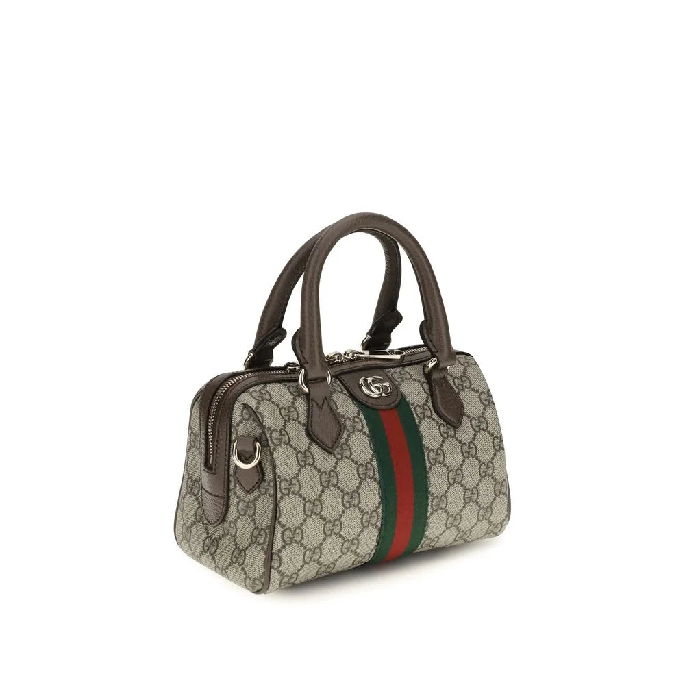 Gucci Brown Fabric Handbag