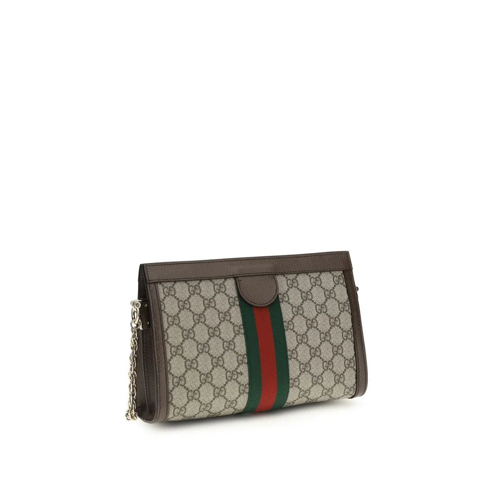Gucci Brown Fabric Handbag