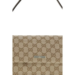 Gucci Hnědá látková kabelka
