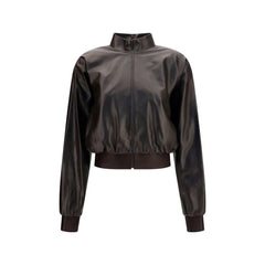 Gucci Brown Lamb Ovis Aries Aries Bomber