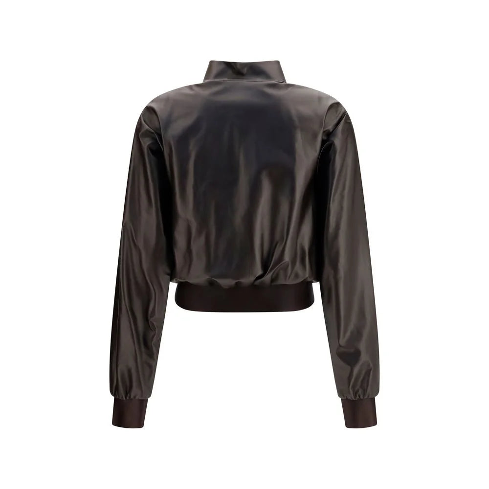Gucci Brown Lamb Ovis Aries Aries Bomber
