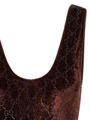 Gucci Brown Polyamide Bodysuit - L