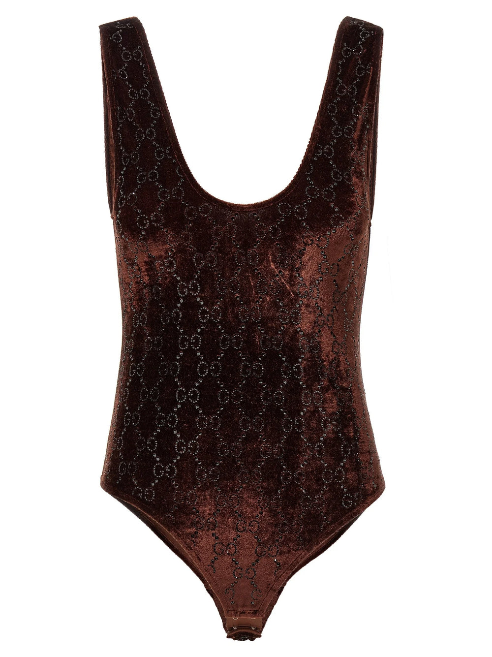 Gucci Brown Polyamide Bodysuit - L