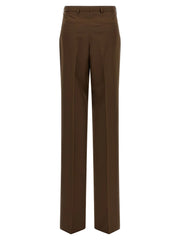 Gucci Brown Polyester Dress Pants