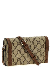 Gucci Brown Polyethylene Crossbody Bag