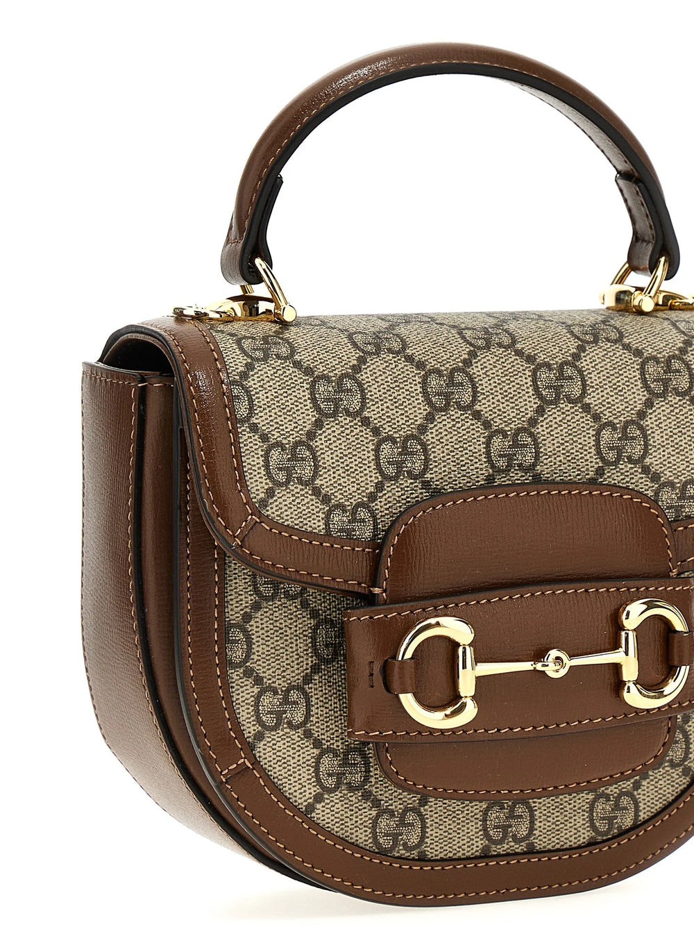 Gucci Brown Polyethylene Handbag