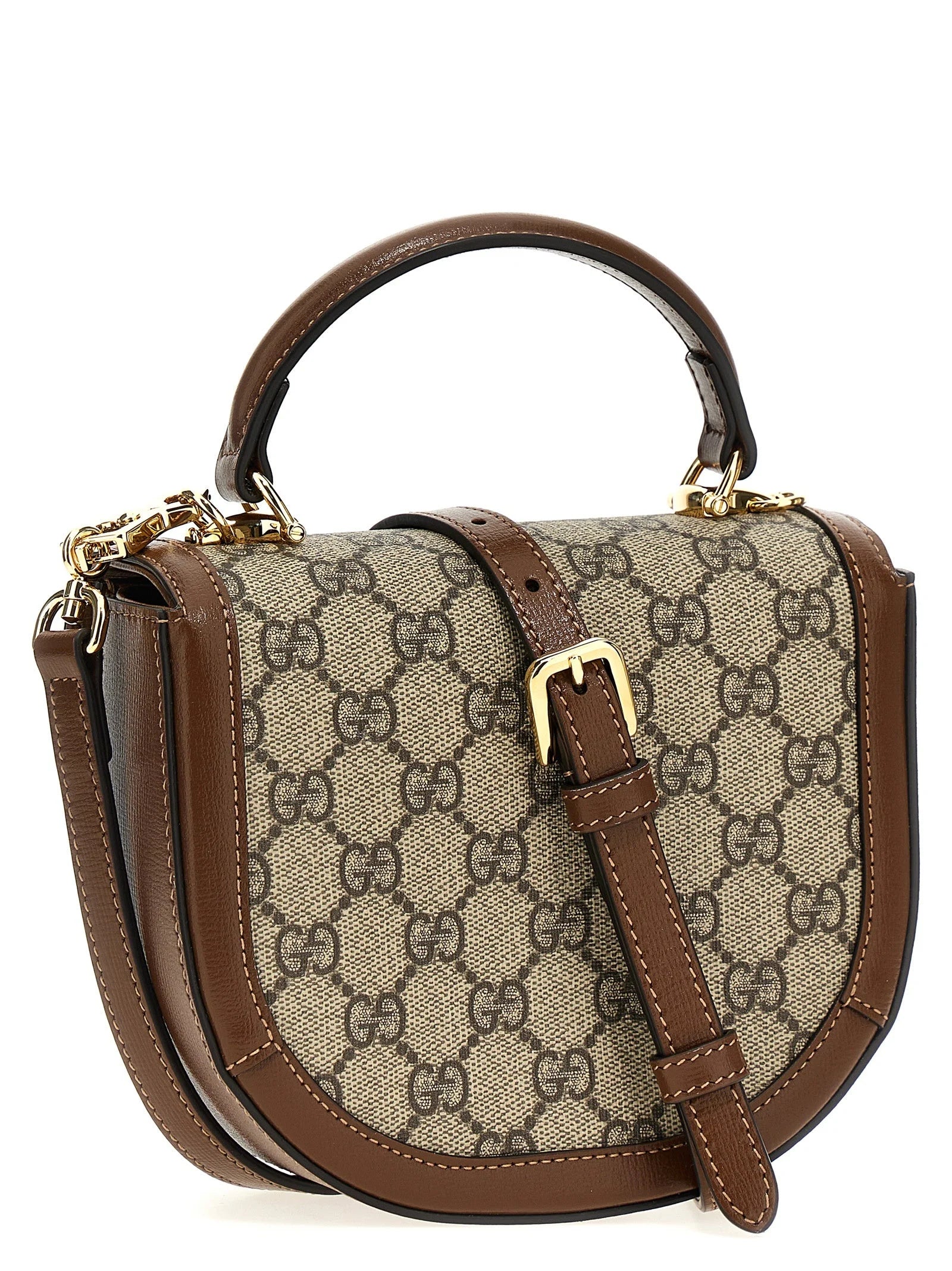 Gucci Brown Polyethylene Handbag