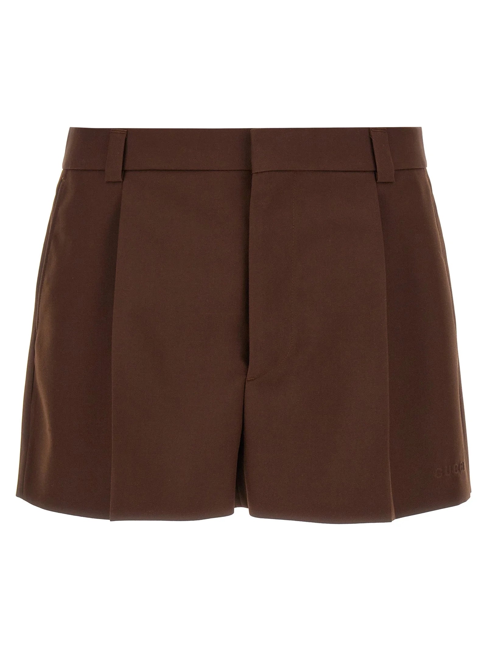 Gucci Brown Wool Bermuda Shorts - IT50 | L
