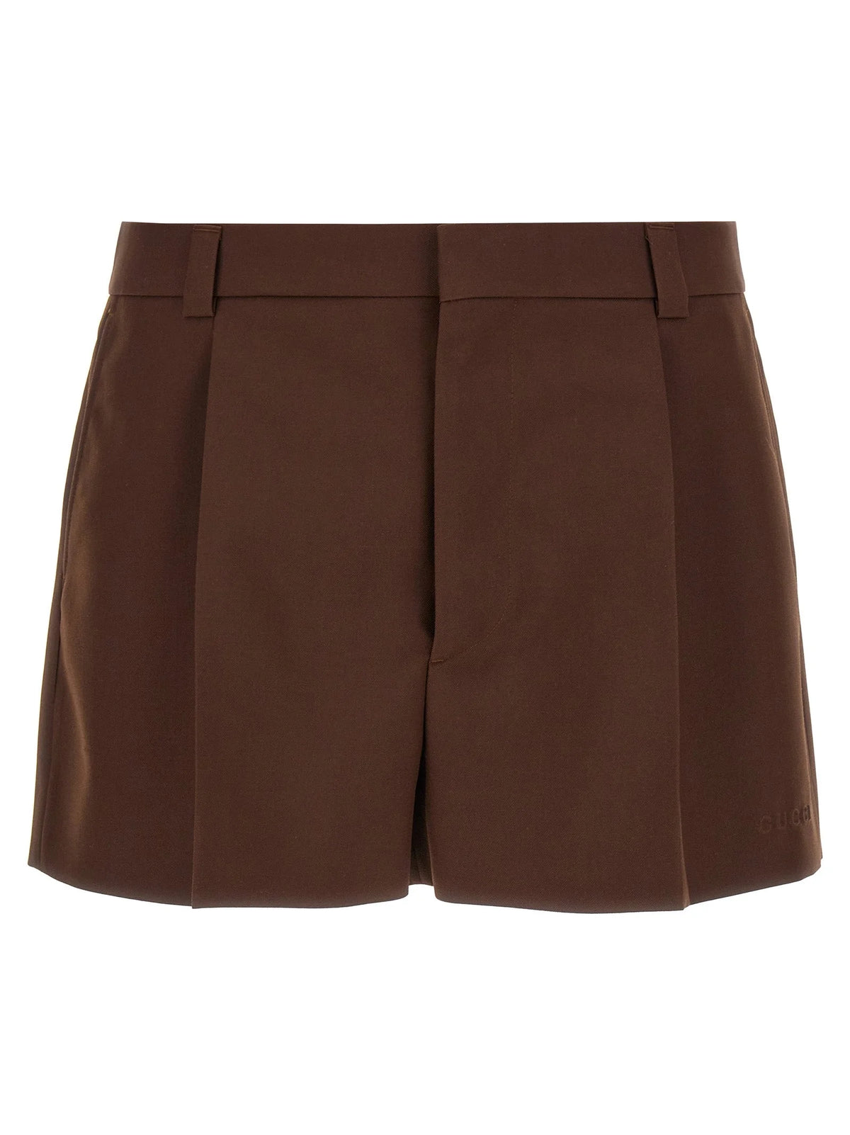 Gucci Brown Wool Bermuda Shorts - IT50 | L