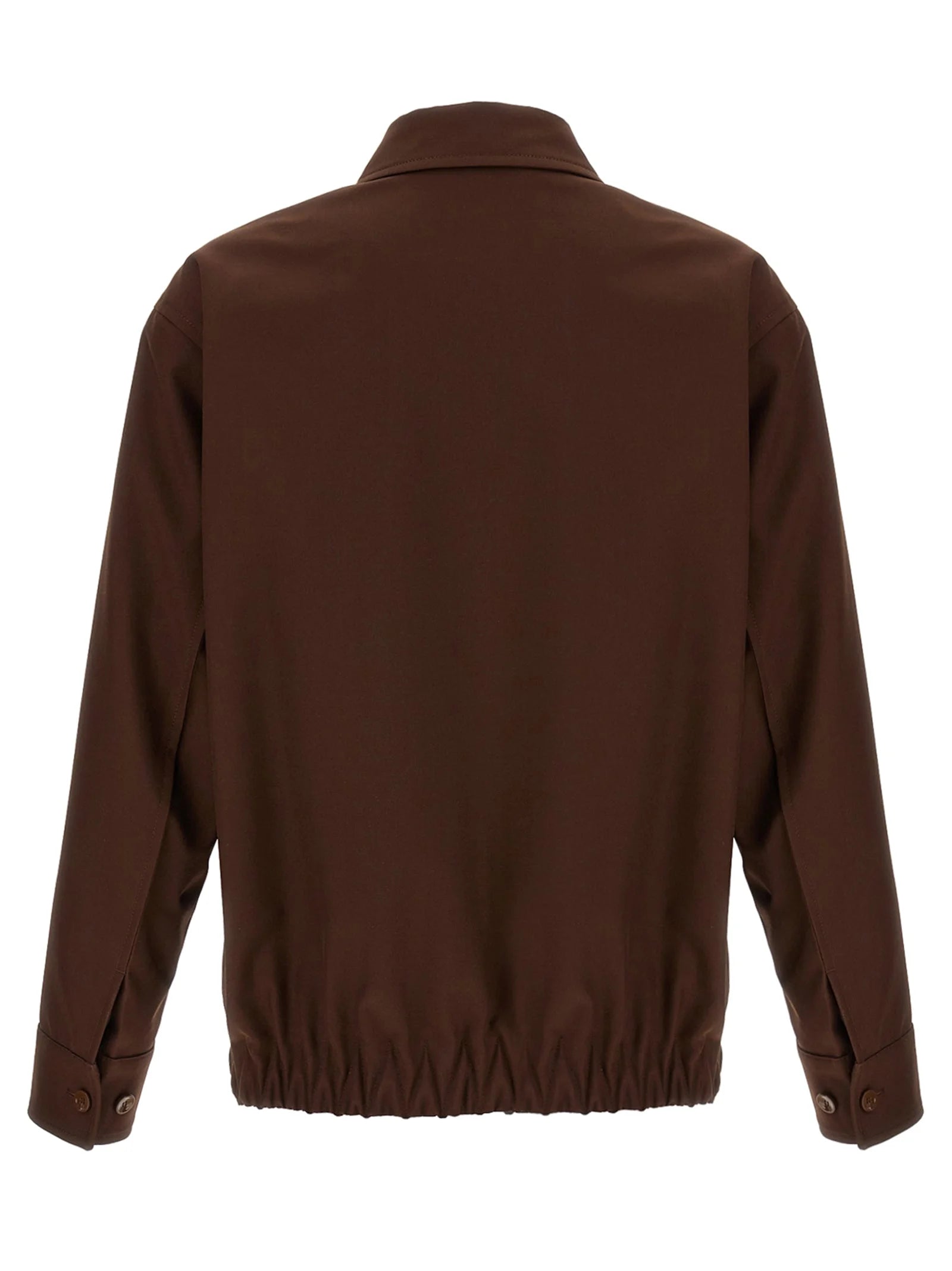 Gucci Brown Wool Full-Length Jacket