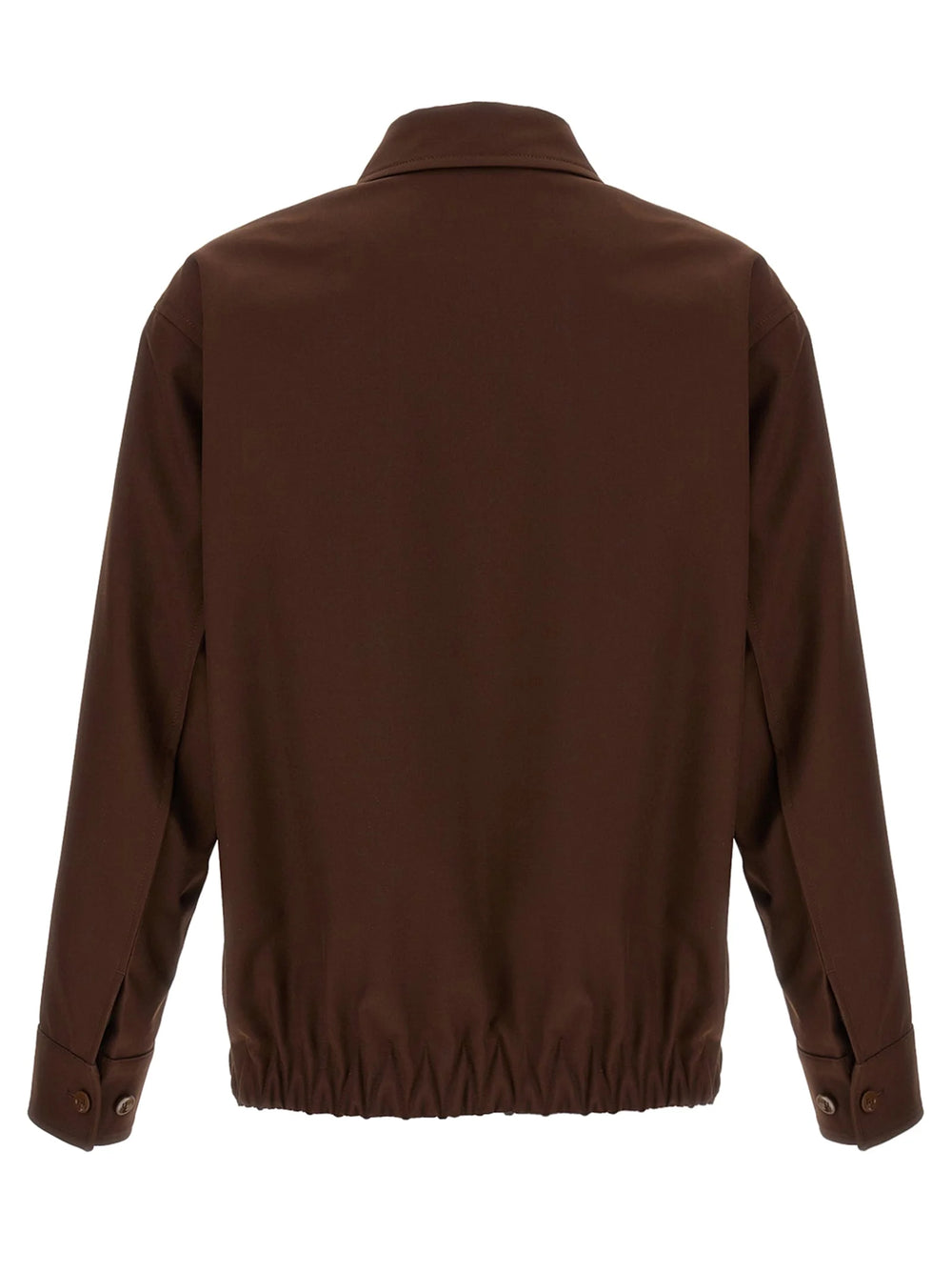 Gucci Brown Wool Full-Length Jacket