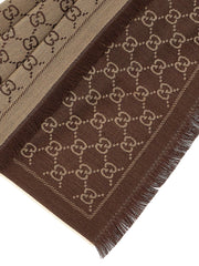 Gucci Brown Wool Scarf