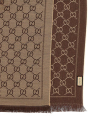 Gucci Brown Wool Scarf